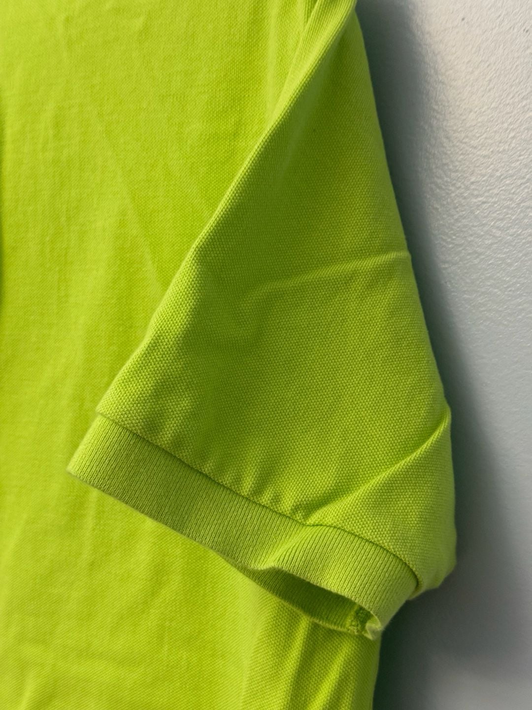 Polo by Ralph Lauren Bright Green Polo Shirt with Purple Logo, Size XL 9