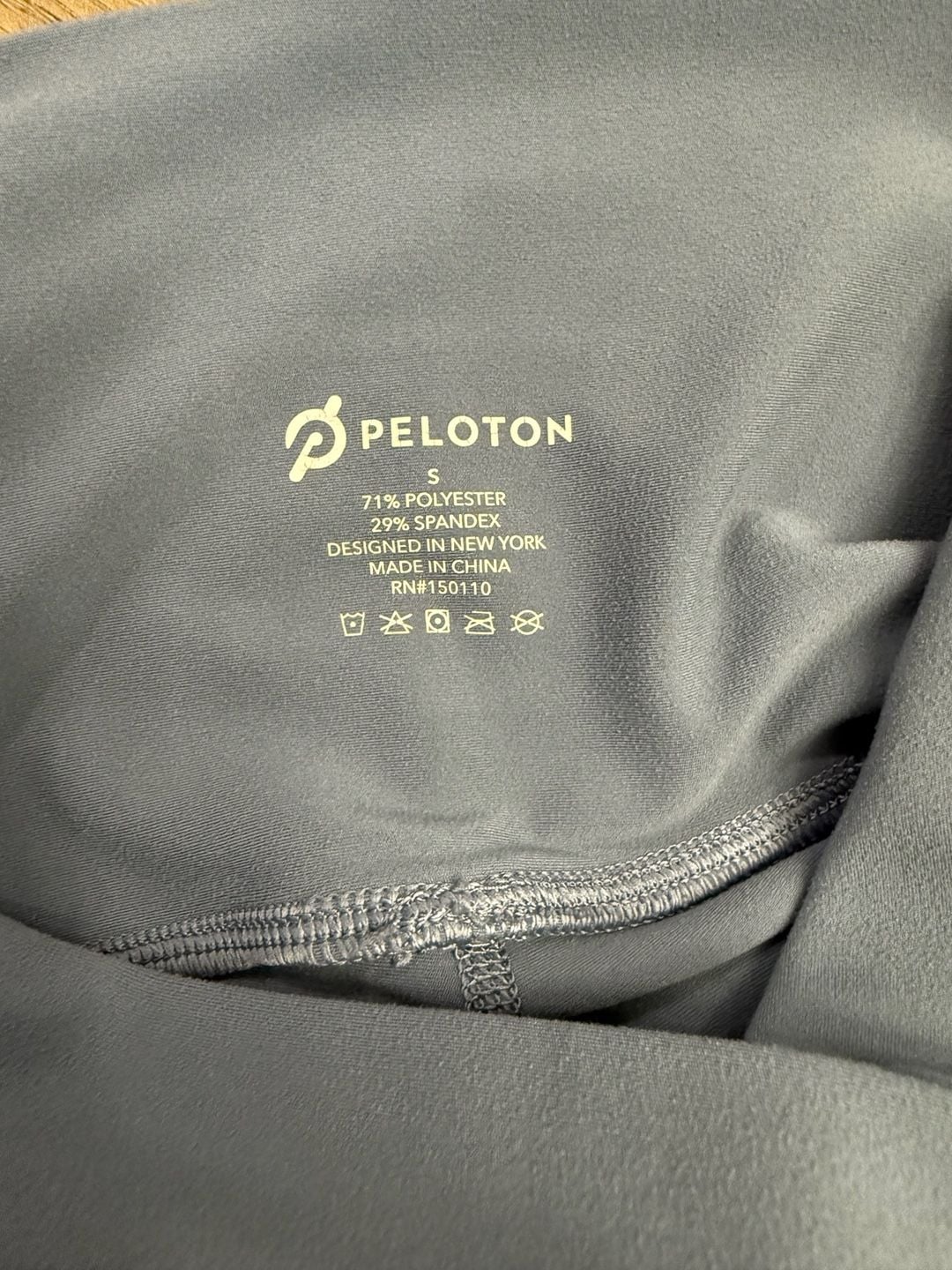 Peloton High-Rise 7/8 Legging with Side Logo, Grey, Size S 5