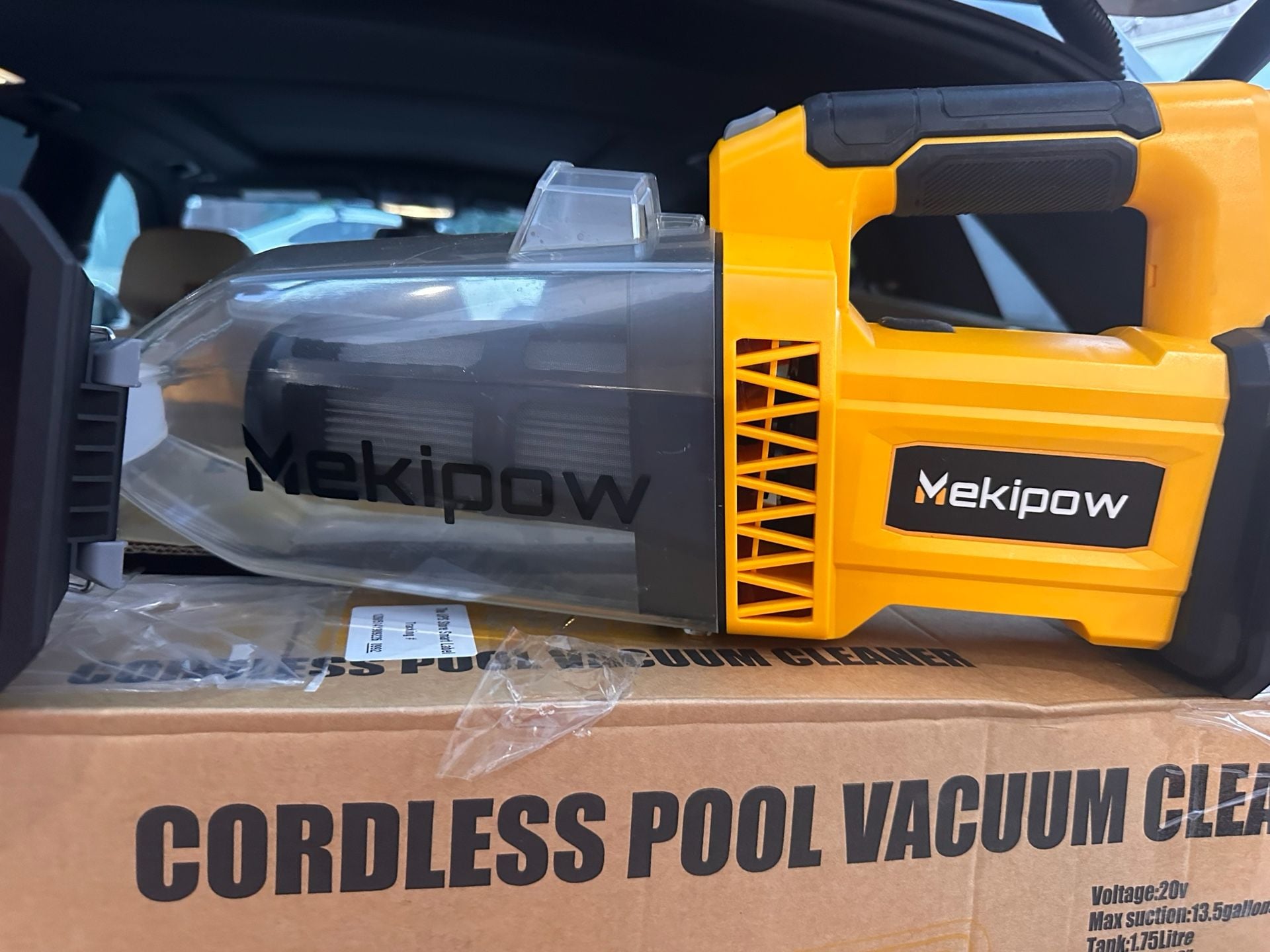 Mekipow Cordless Handheld Pool Vacuum Compatible with DeWalt 20V Batteryr 8