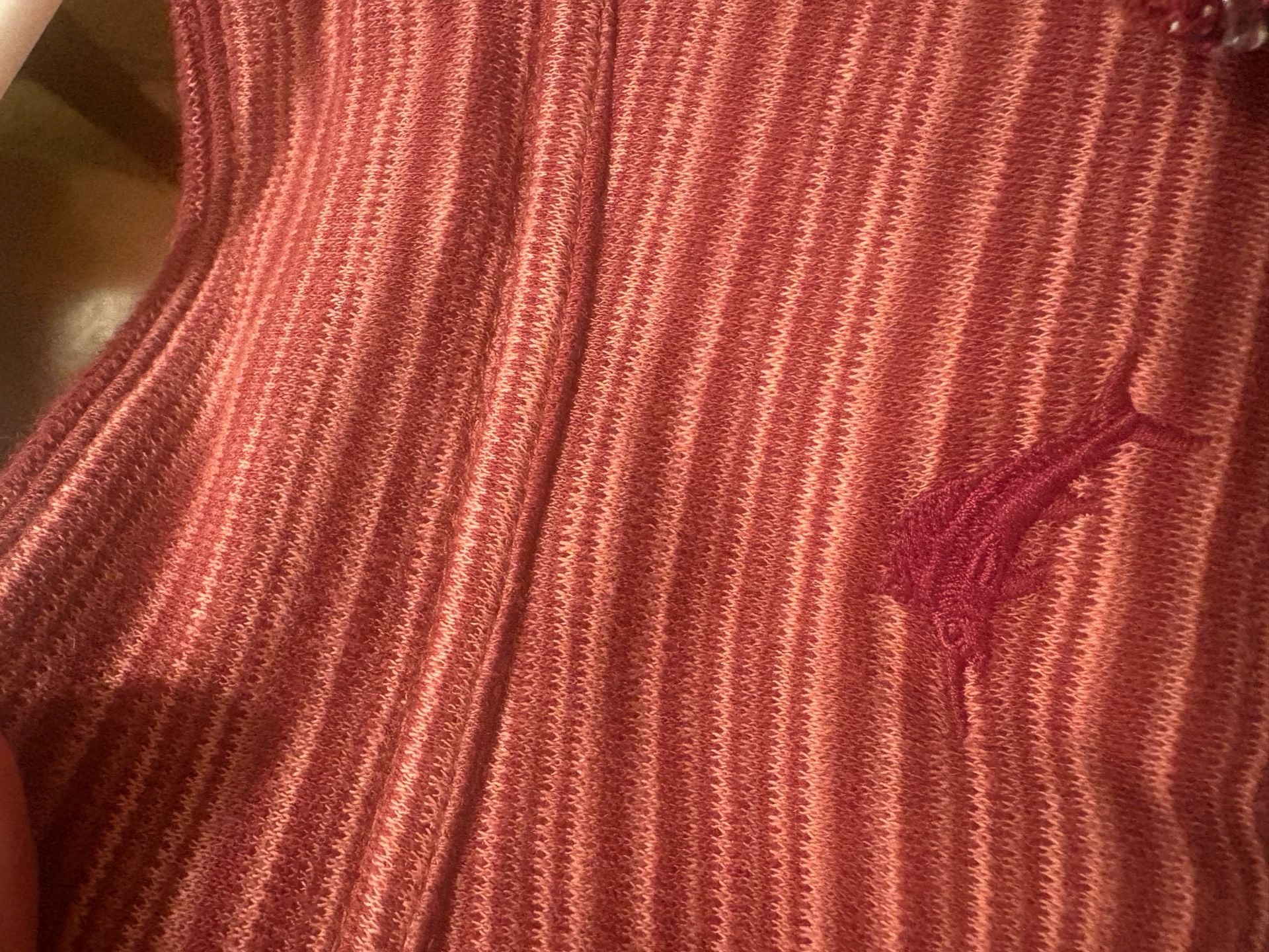 Tommy Bahama Mens Reversible Maroon Solid & Striped Quarter Zip Pullover Sweater 4