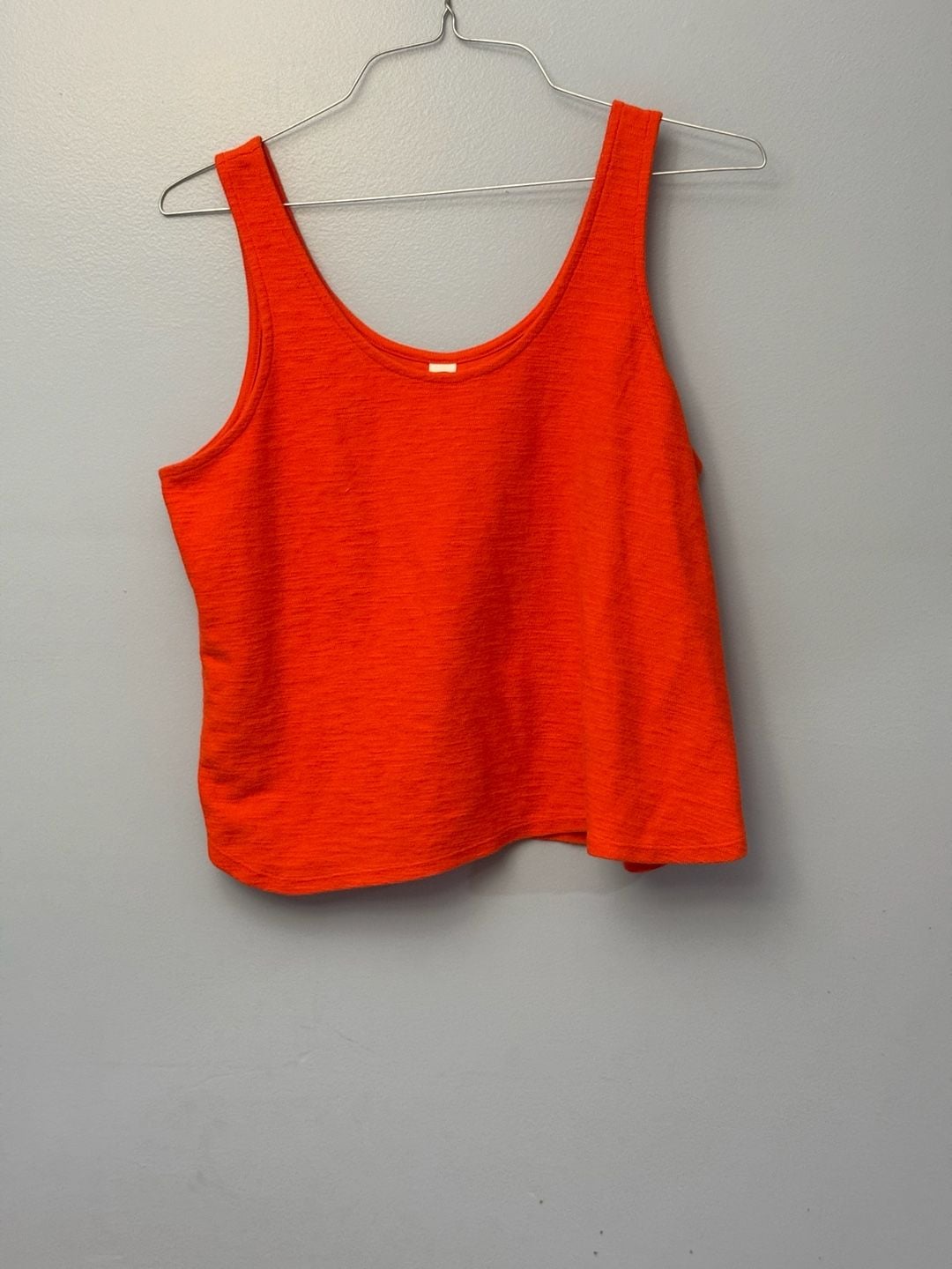 Old Navy Orange Cropped Knit Sleeveless Sweater Tank Top, Medium 2