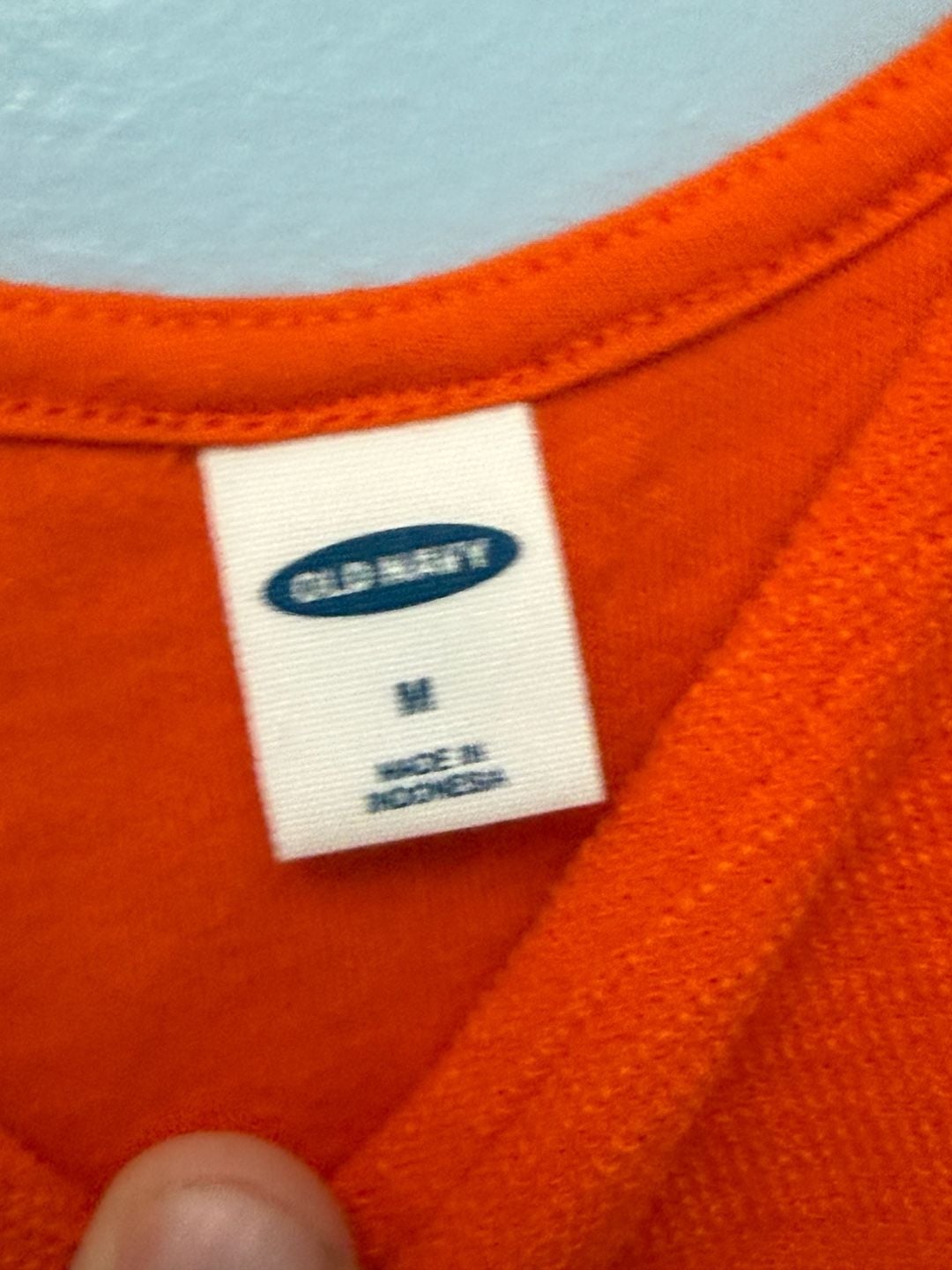 Old Navy Orange Cropped Knit Sleeveless Sweater Tank Top, Medium 3