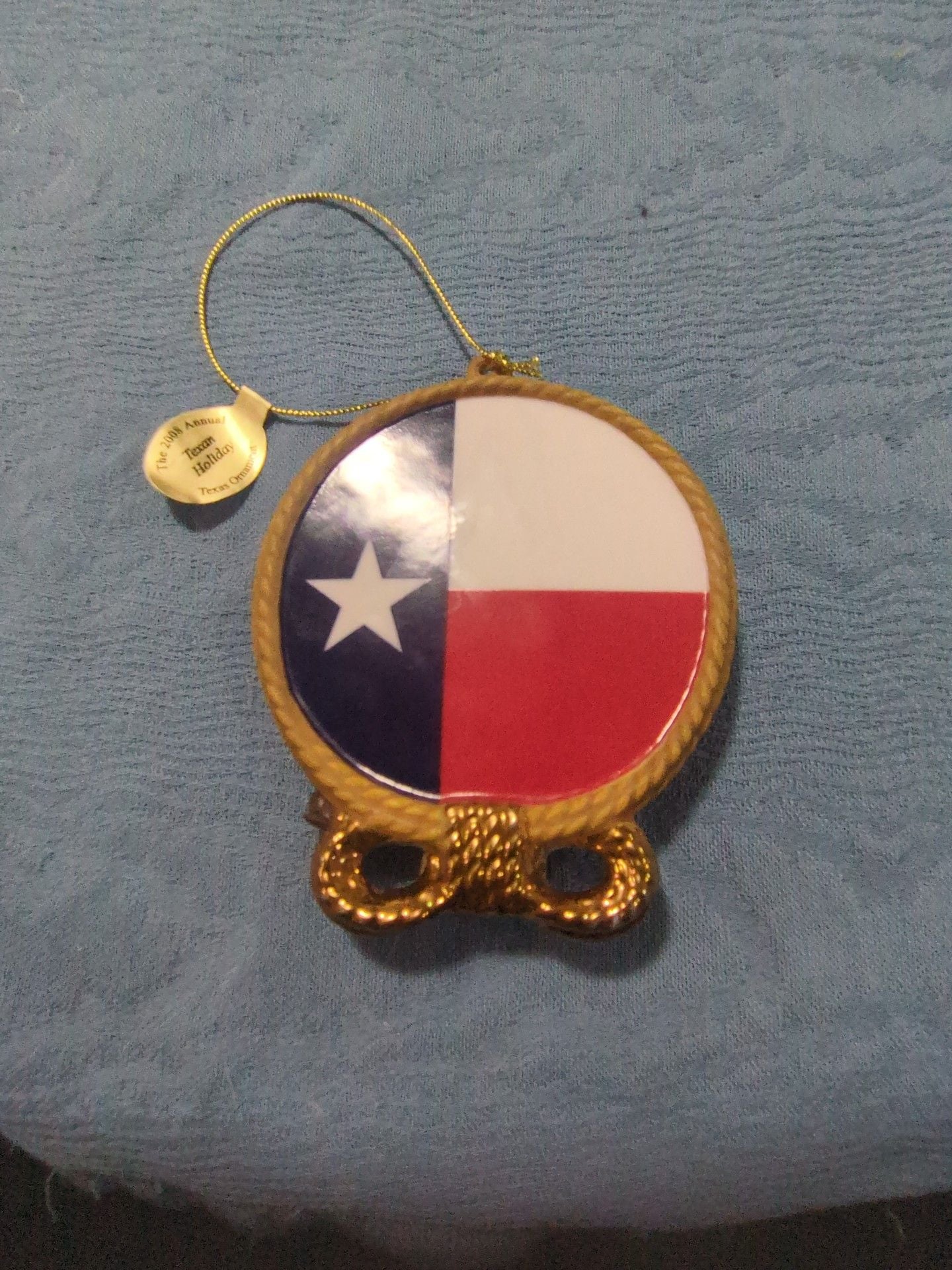 Danbury Mint 2008 Annual Texan Holiday Texas Ornament 2