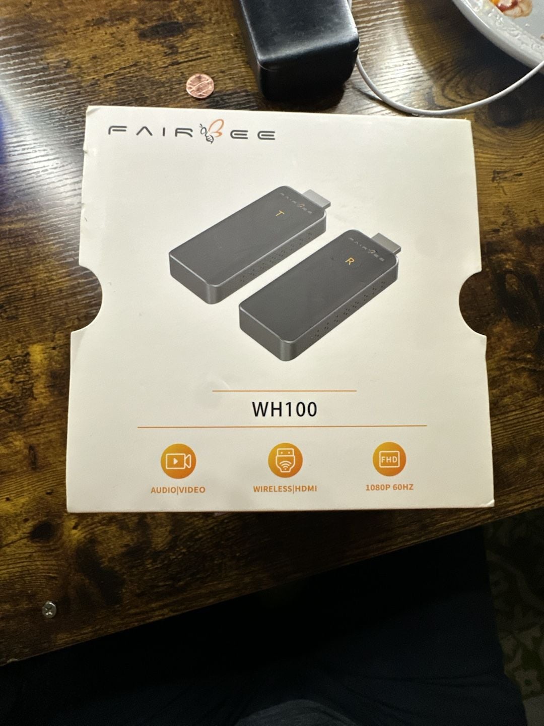 FAIRBEE WH100 Wireless HDMI Transmitter and Receiver Kit 1080P 3