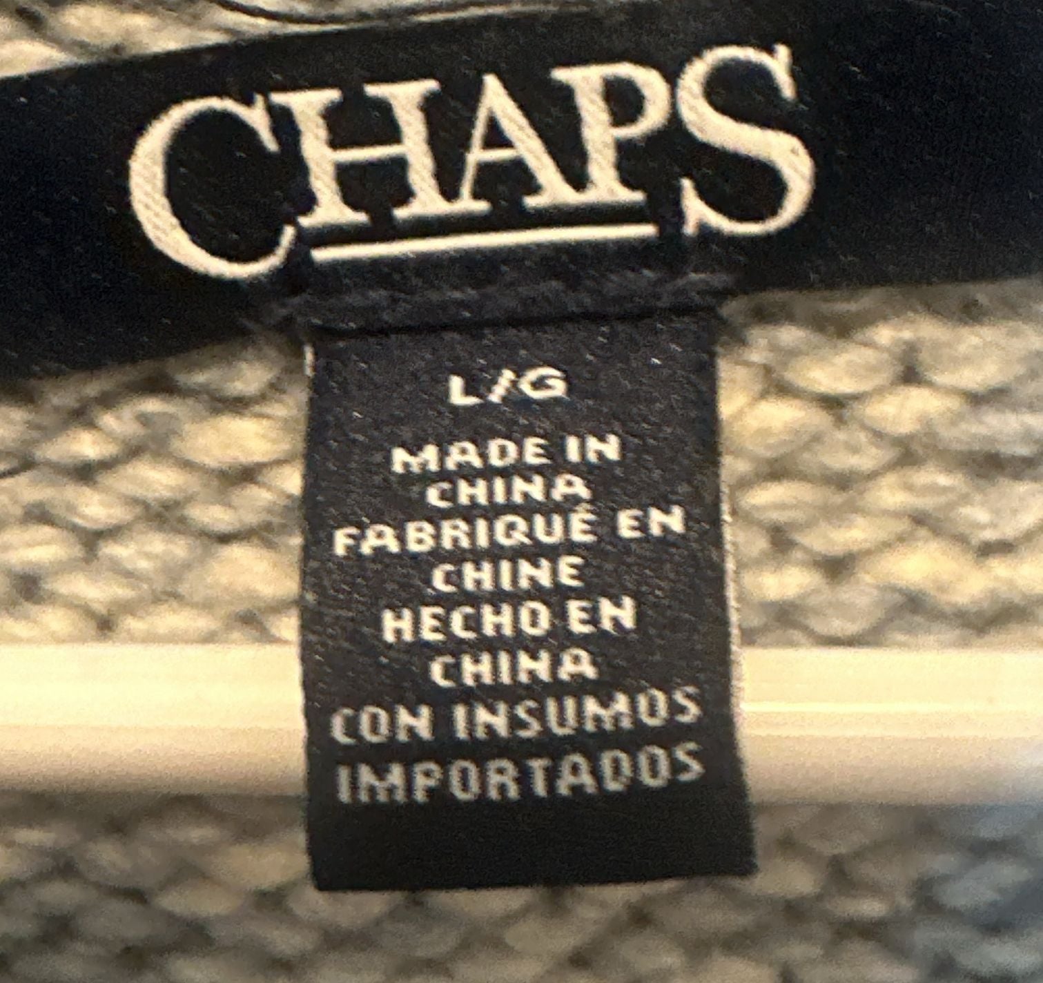 Chaps Women's Blue Striped Mock Neck Pullover Sweater Size Large 4