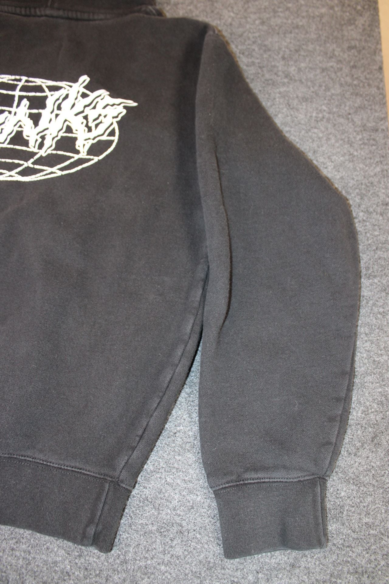 Slunks Black Pullover Hoodie with White Chest Logo 11