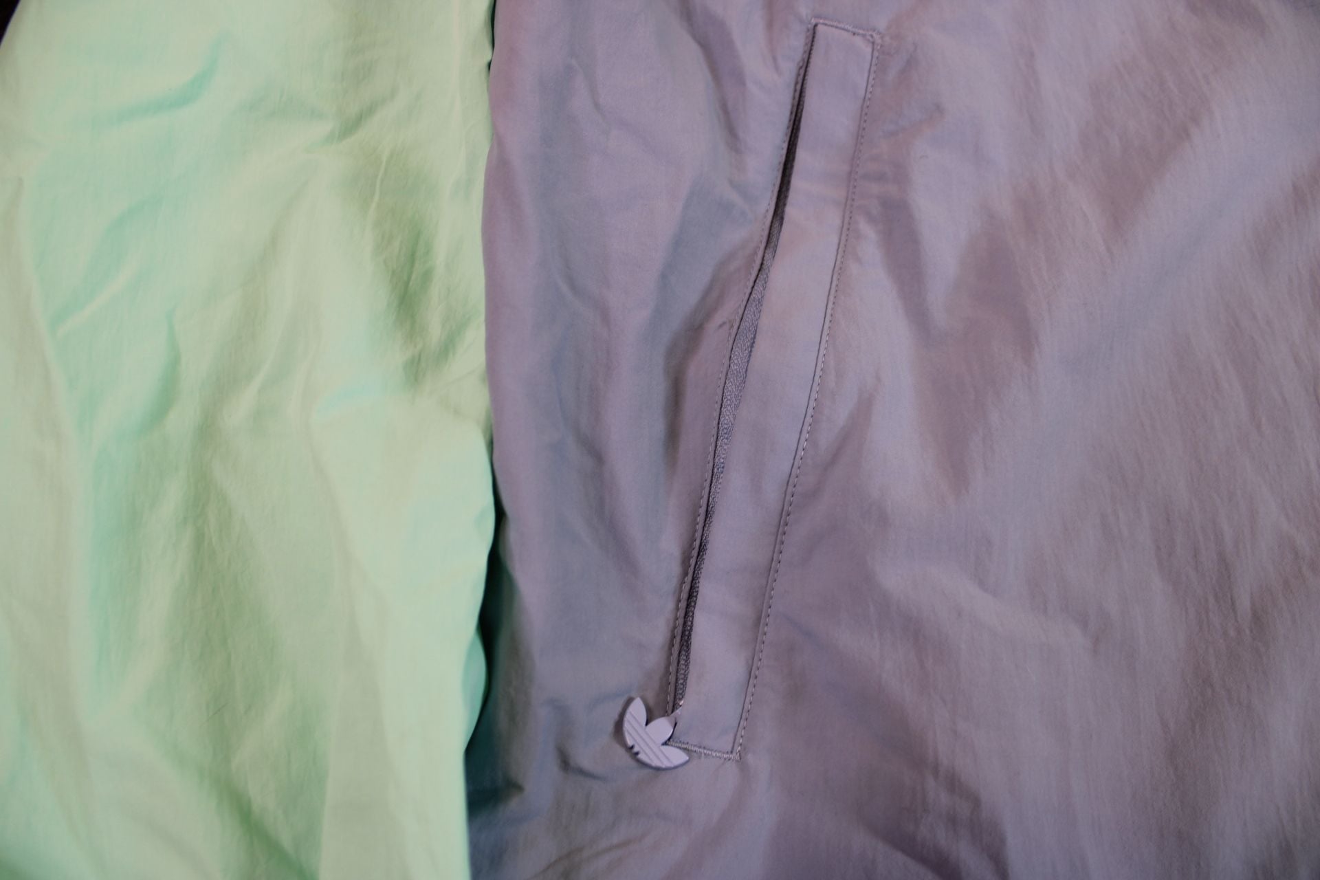 Adidas Originals Adicolor Windbreaker Jacket Ambient Sky Easy Green 8