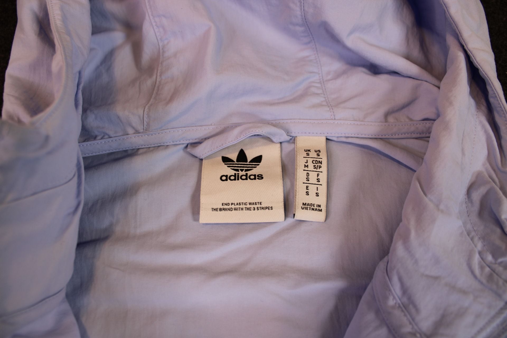 Adidas Originals Adicolor Windbreaker Jacket Ambient Sky Easy Green 9