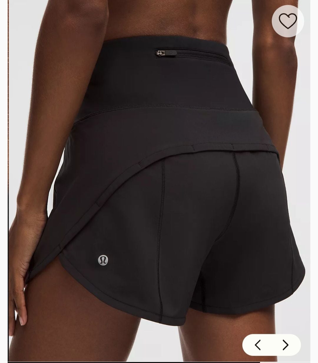 123 Lululemon Speed Up HR Short 4" *Lined Black Size 18 *SOLD OUT 2