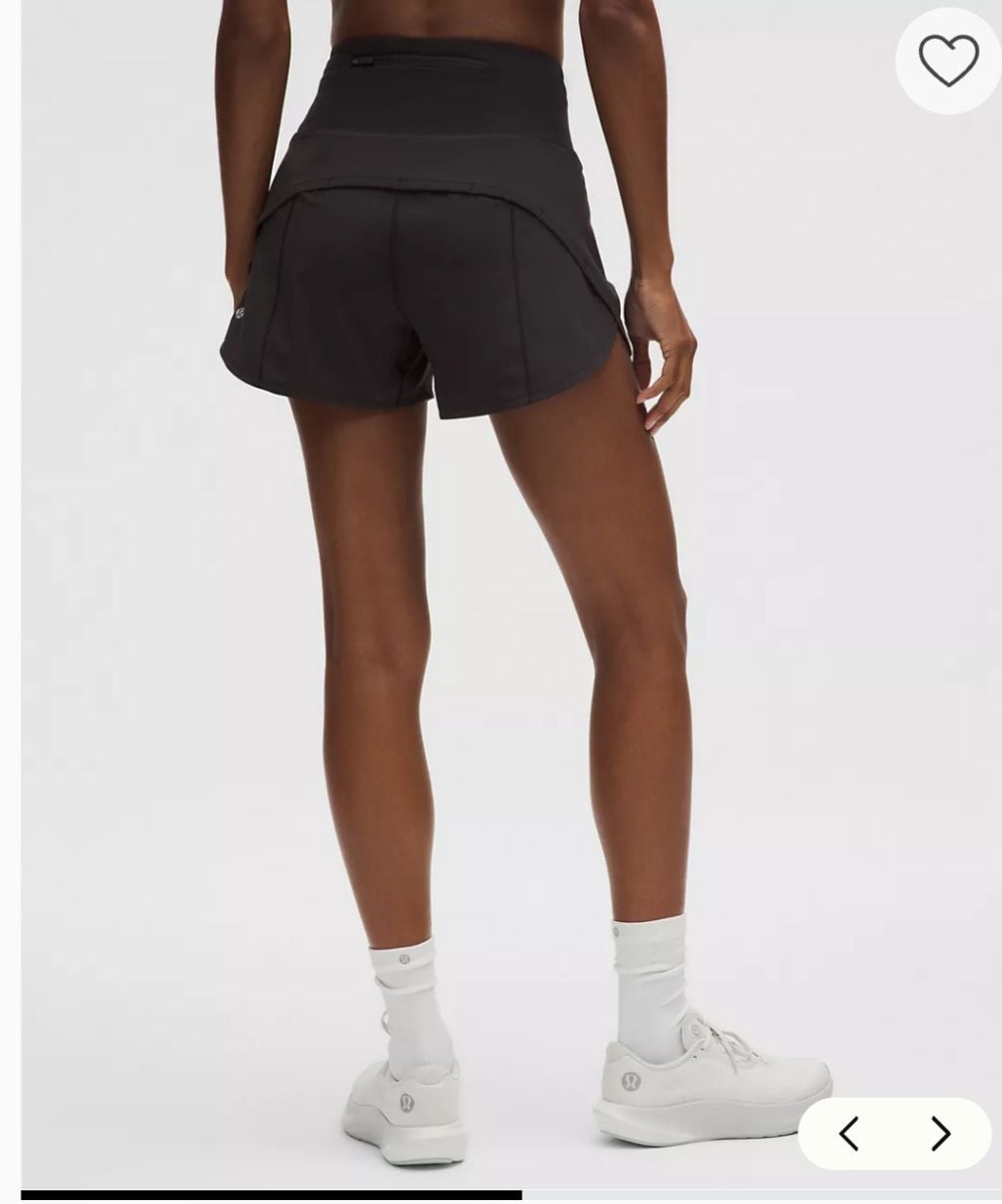 123 Lululemon Speed Up HR Short 4" *Lined Black Size 18 *SOLD OUT 4
