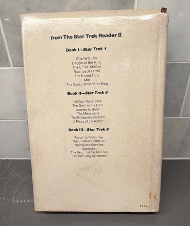 The Star Trek Reader II by James Blish Hardcover Book Club Edition 1977 3