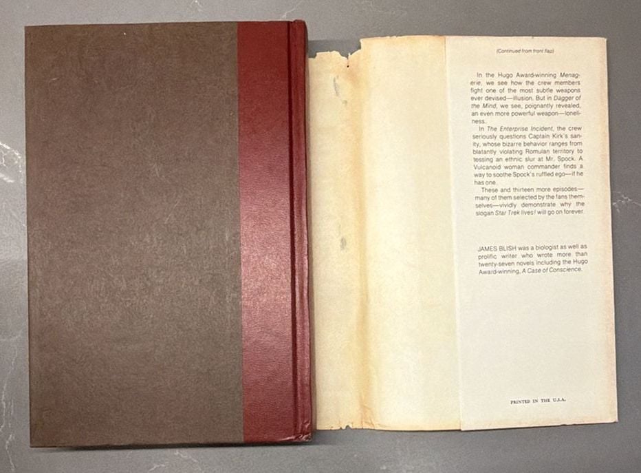 The Star Trek Reader II by James Blish Hardcover Book Club Edition 1977 13