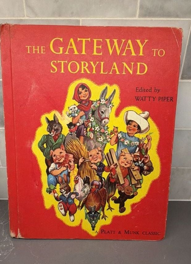 The Gateway to Storyland Edited by Watty Piper Hardcover Vintage Childrens Book 1