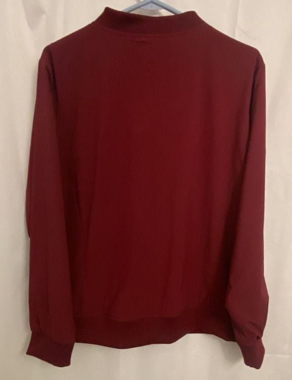 Banana Republic Women's Bomber Jacket BURGUNDY L, NWT 4