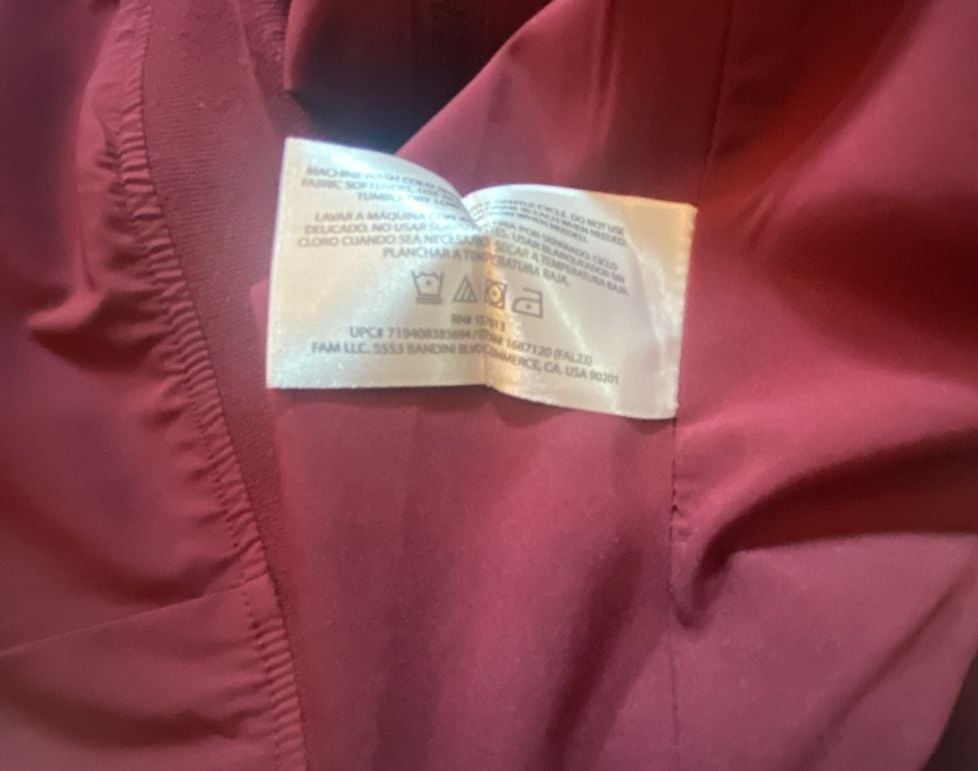 Banana Republic Women's Bomber Jacket BURGUNDY L, NWT 6