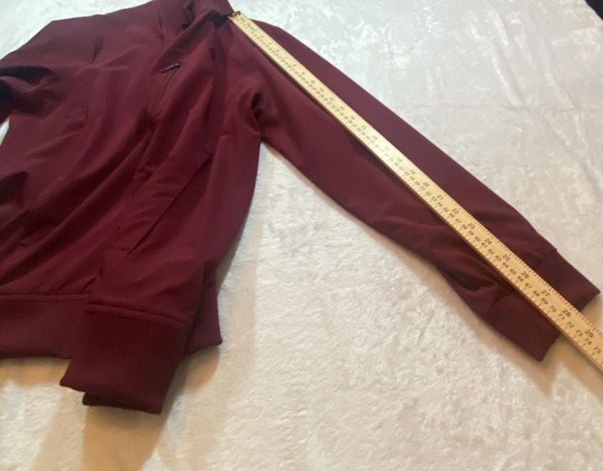 Banana Republic Women's Bomber Jacket BURGUNDY L, NWT 10