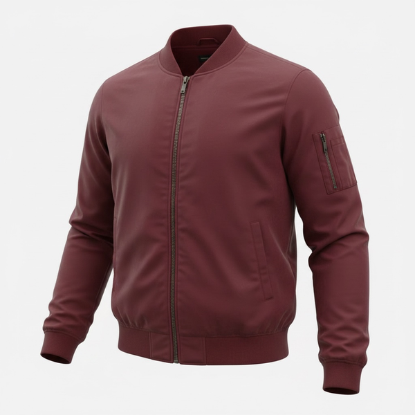 Banana Republic Women's Bomber Jacket BURGUNDY L, NWT