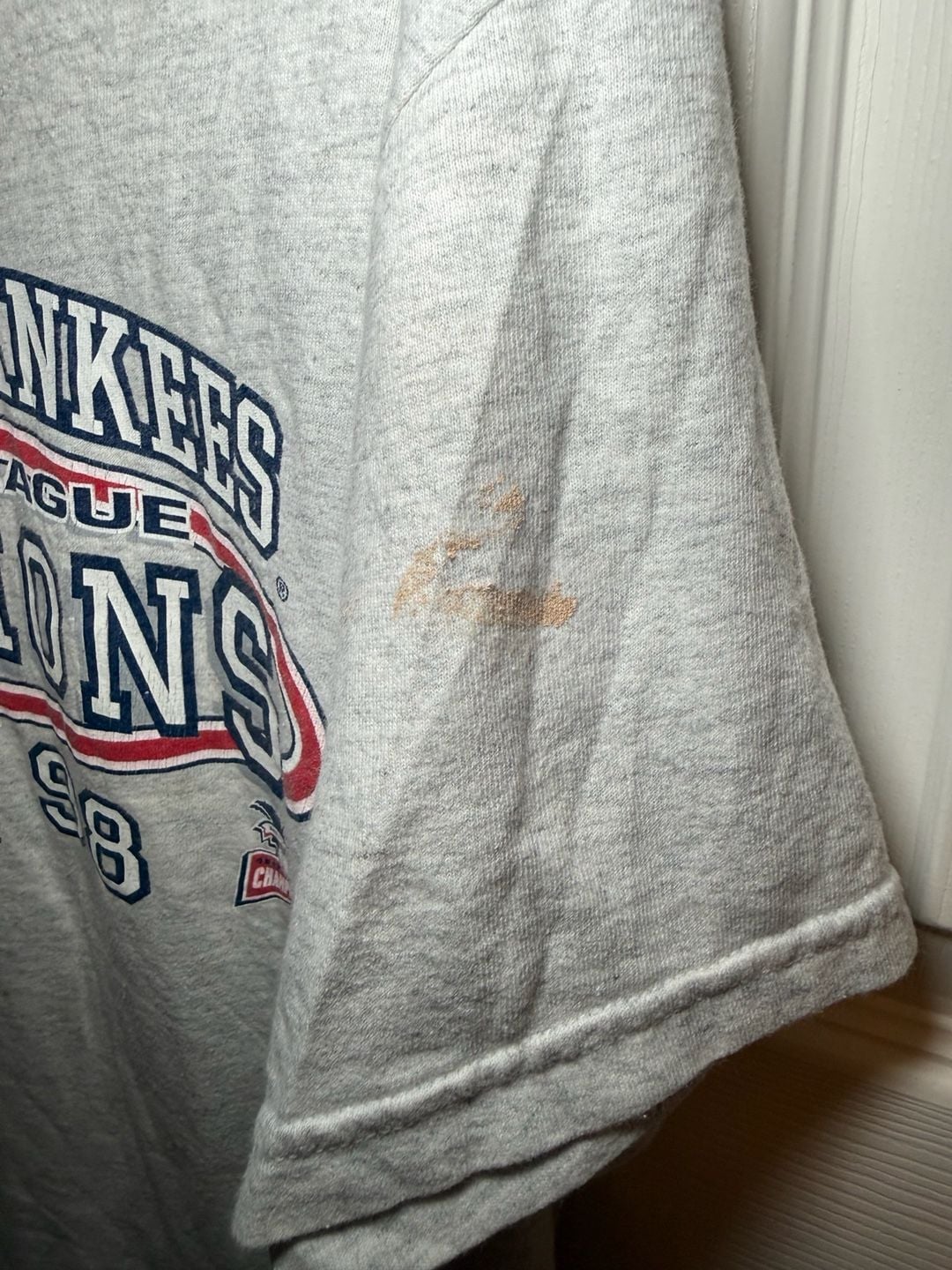 Vintage 1998 Logo 7 New York Yankees American League Champions T-Shirt 6