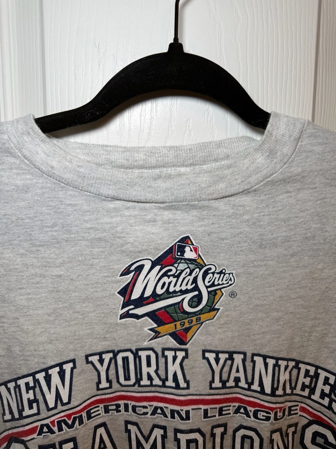 Vintage 1998 Logo 7 New York Yankees American League Champions T-Shirt 9