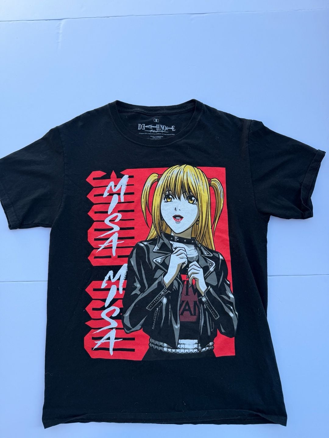Death Note Misa Misa Anime Graphic T-Shirt Size S Black 2