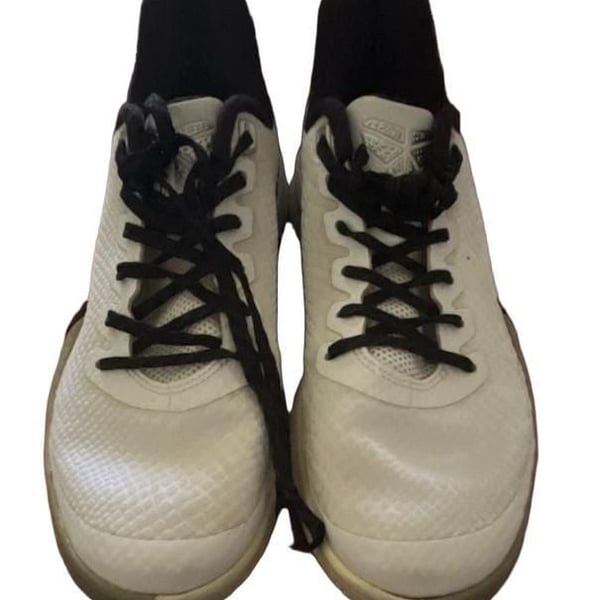 Nike Mamba Focus TB White Grey Black AT1214-100 Kobe Bryant Basketball Shoes Men's Size 7