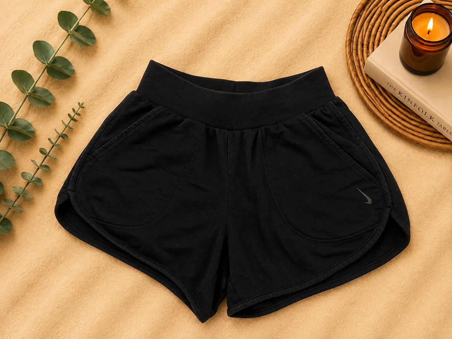Nike Dri-FIT Black Athletic Gym Shorts with Pockets 2