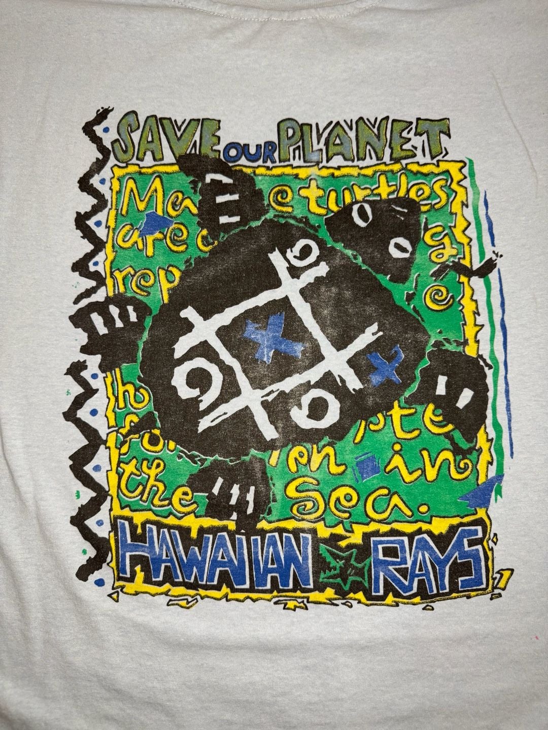 Hanes Heavyweight Save Our Planet T-Shirt Size XL Made in USA Vintage 12