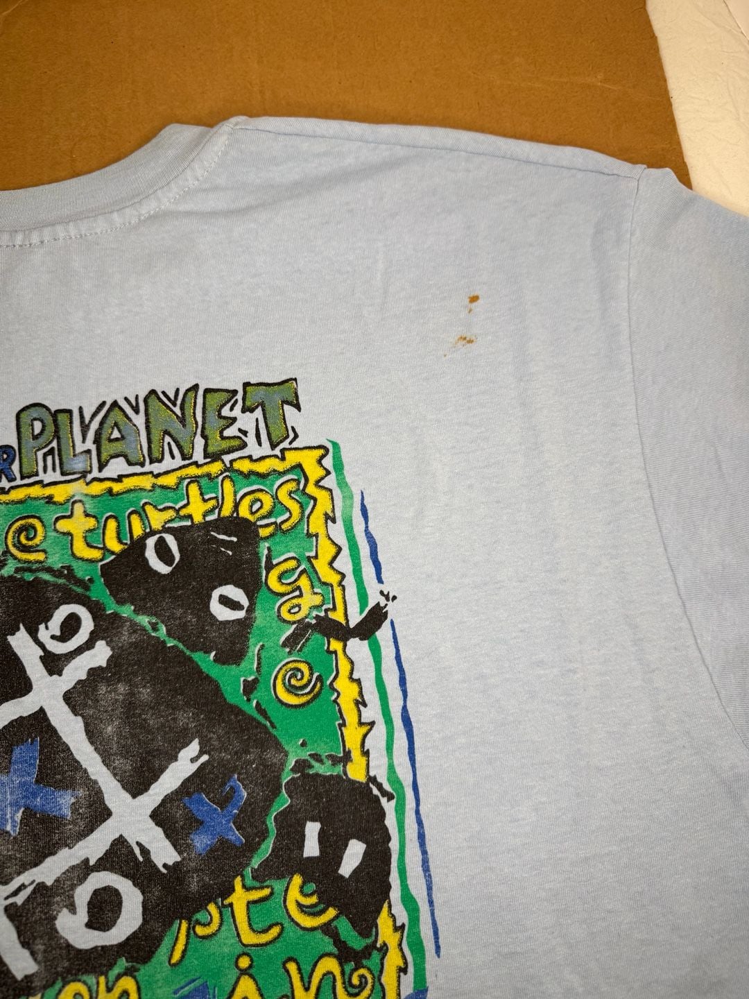 Hanes Heavyweight Save Our Planet T-Shirt Size XL Made in USA Vintage 13
