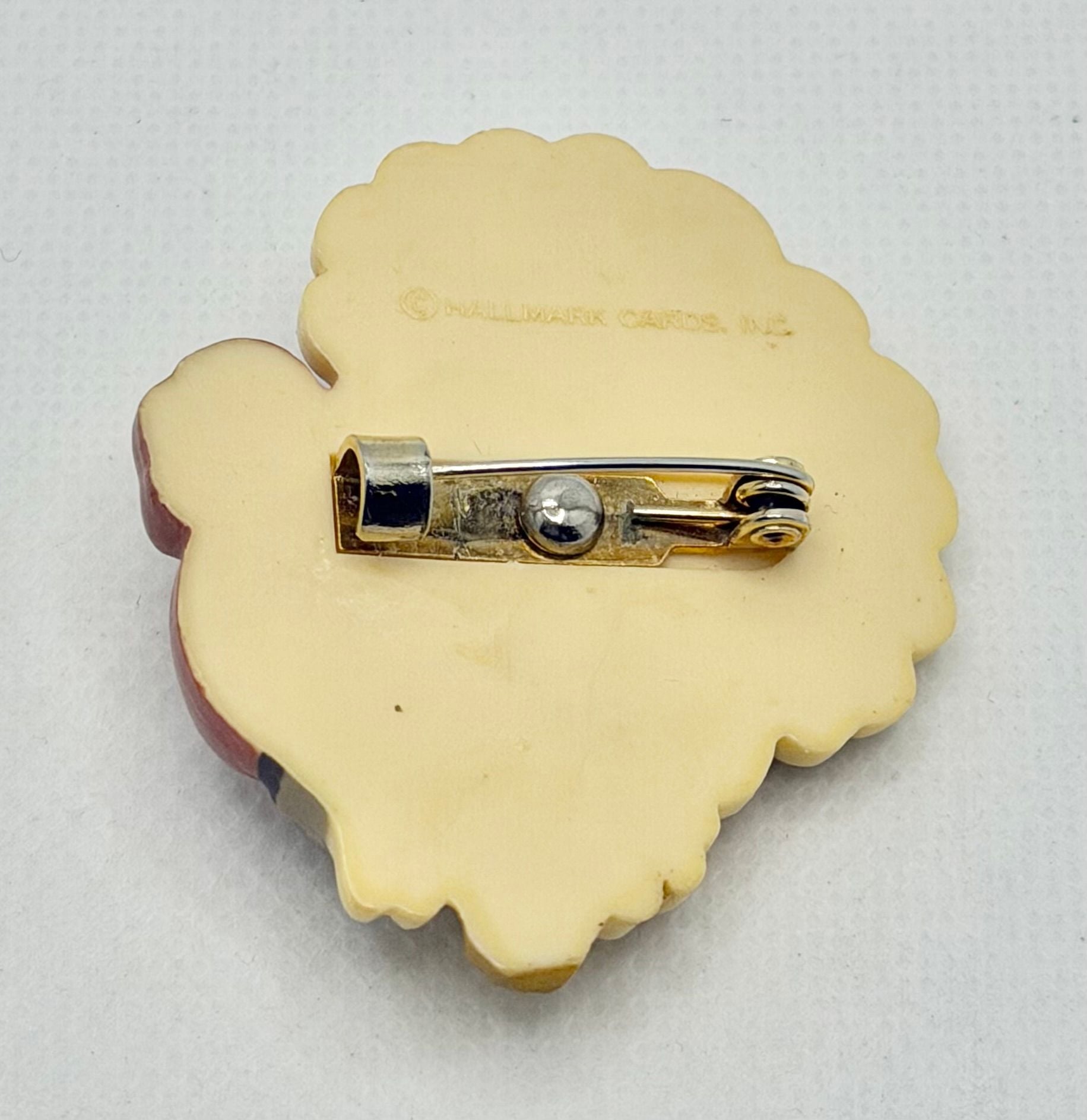 Vintage Hallmark Thanksgiving Turkey Brooch Lapel Pin 3