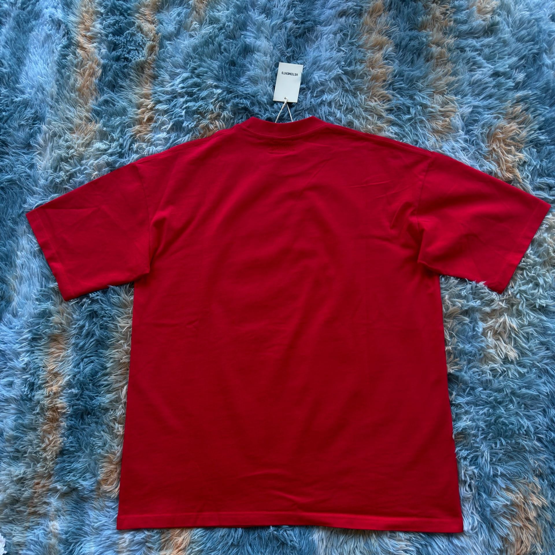 Vetements Biker Cross Logo T-Shirt Red 5