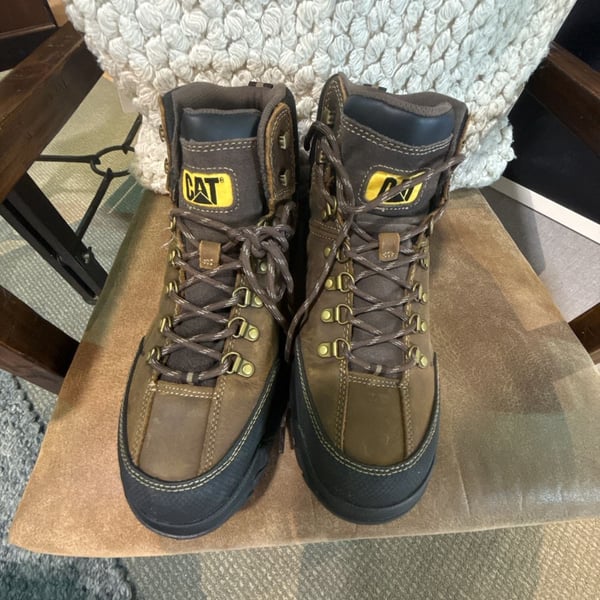 Caterpillar Threshold WP ST Steel Toe Work Boot, Men's Size 11 Medium, Real Brown