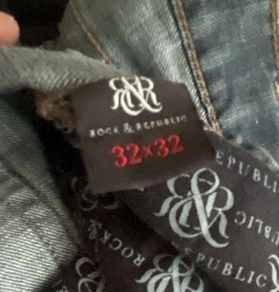 Rock & Republic Men's Blue Jeans 32x32 7