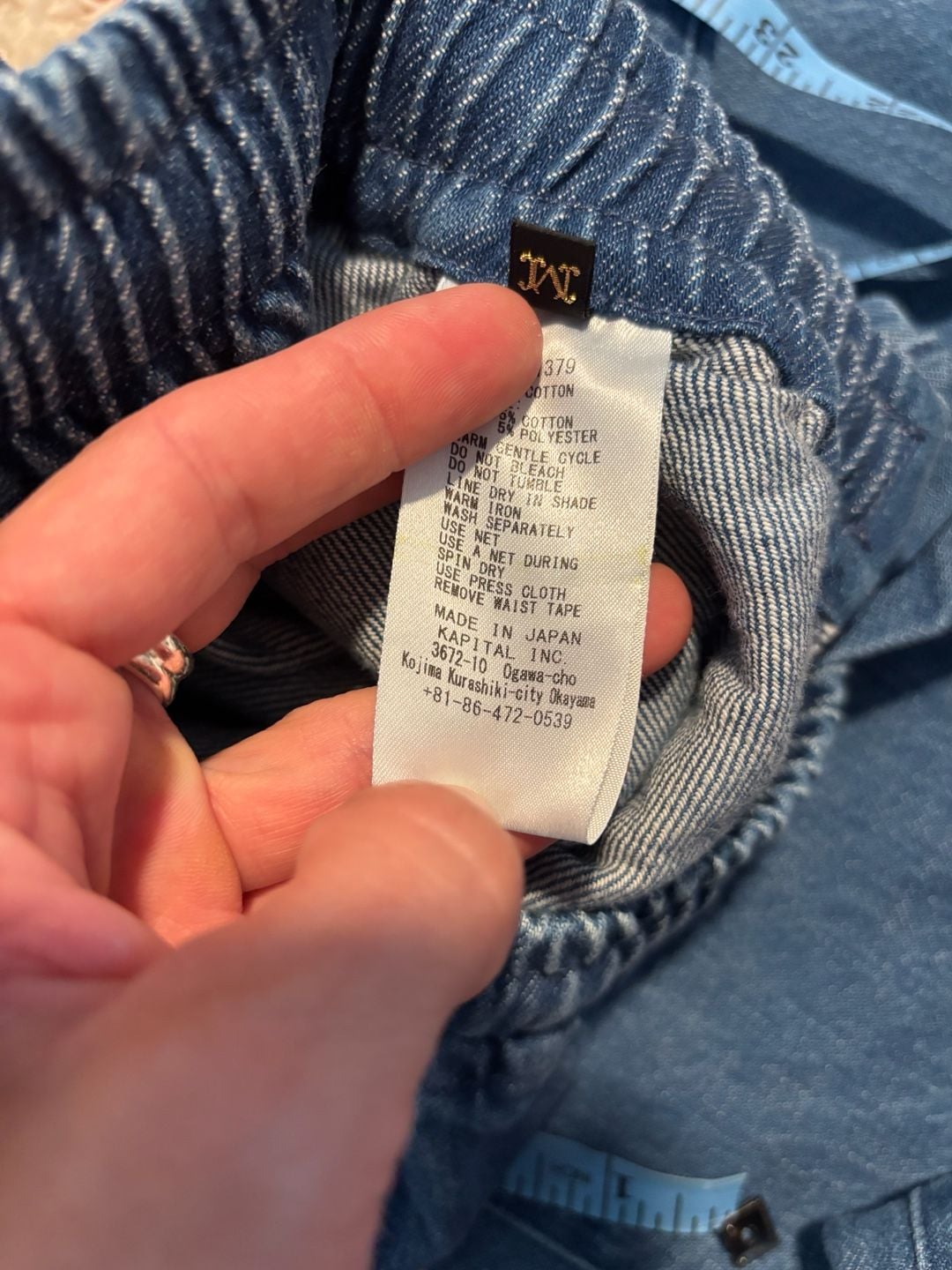 Kapital 11.5oz Denim Easy Pants 6