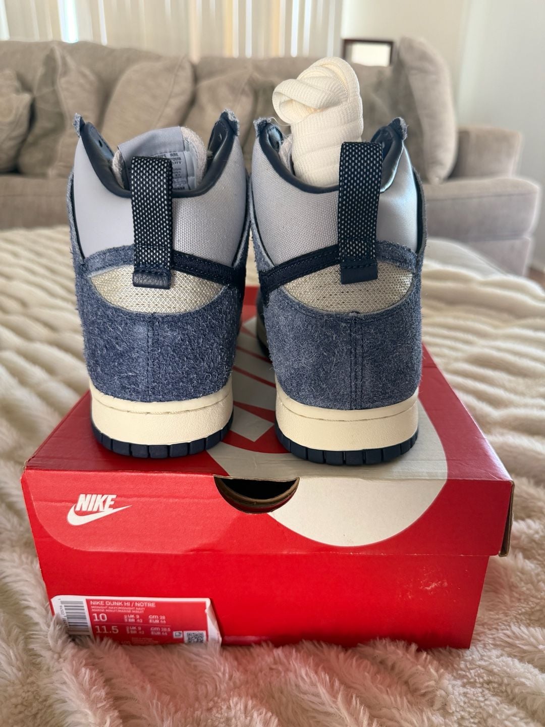 Nike Dunk High x Notre 'Midnight Navy' CW3092-400 6