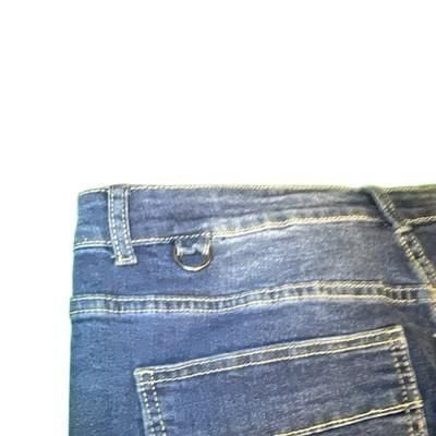 PREOWNED!!! M. Society Men's Blue Medium Wash Slim Tapered Stretch Jeans Strap Buckle 15