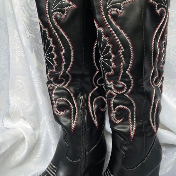 Knee High Cowgirl Boots For Women