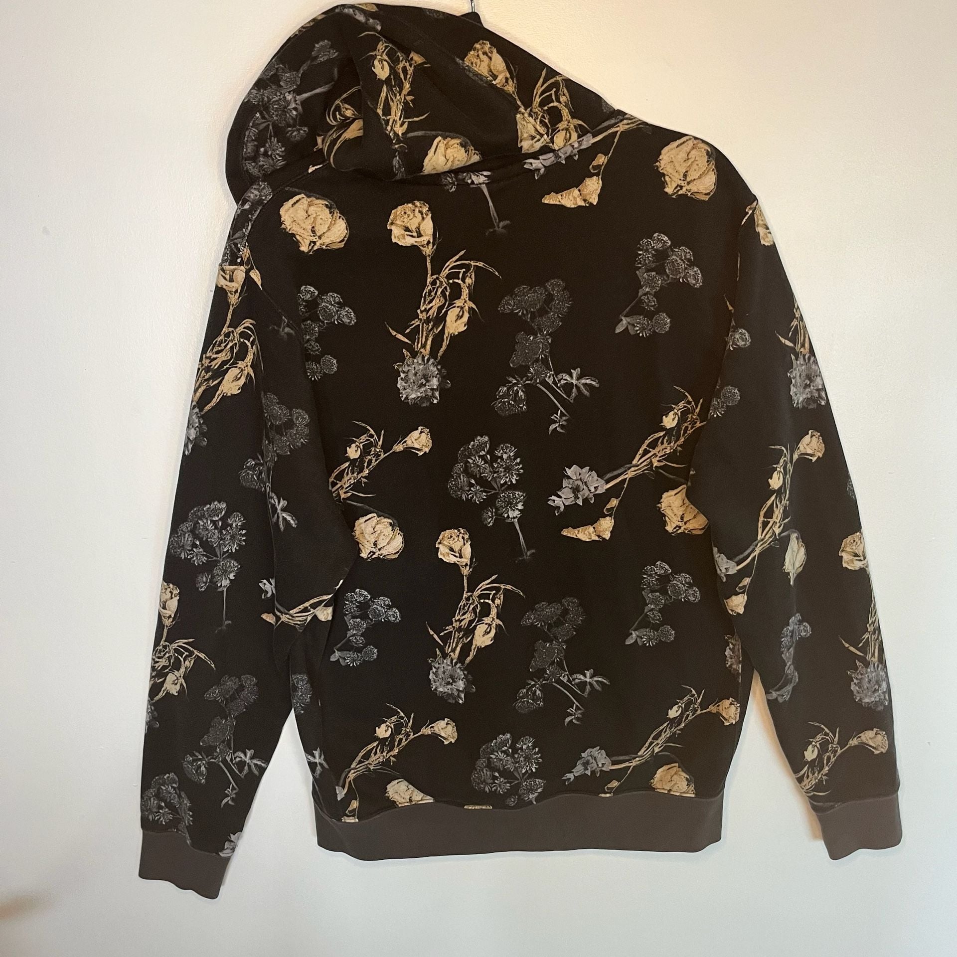 Nike Sportswear Club Fleece Floral Print Pullover Hoodie Size Small 6
