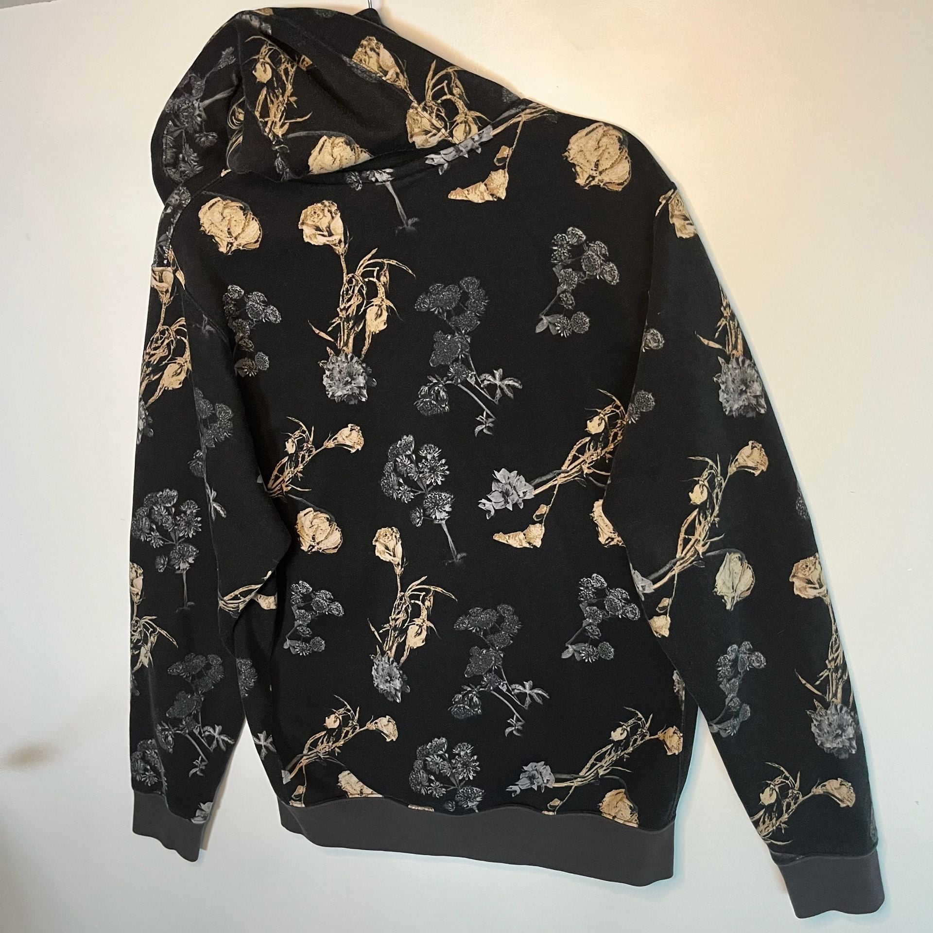Nike Sportswear Club Fleece Floral Print Pullover Hoodie Size Small 7