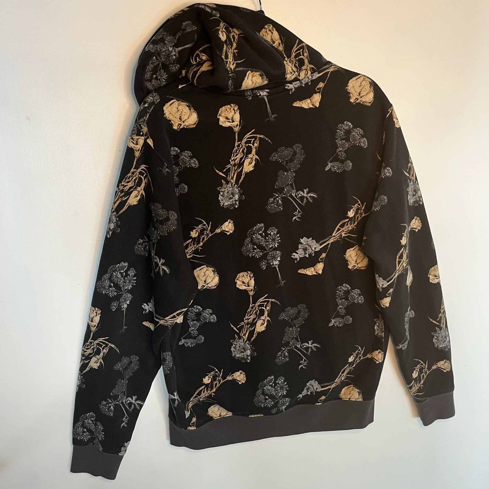 Nike Sportswear Club Fleece Floral Print Pullover Hoodie Size Small 8
