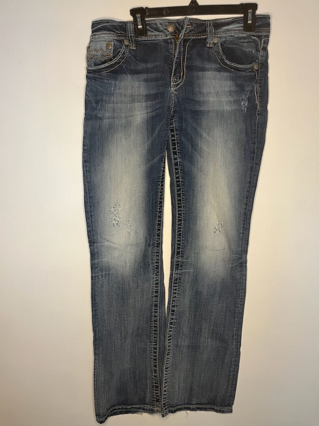 Miss Me Relaxed Bootcut Jeans Women's Size 29 Style XD1211B 2