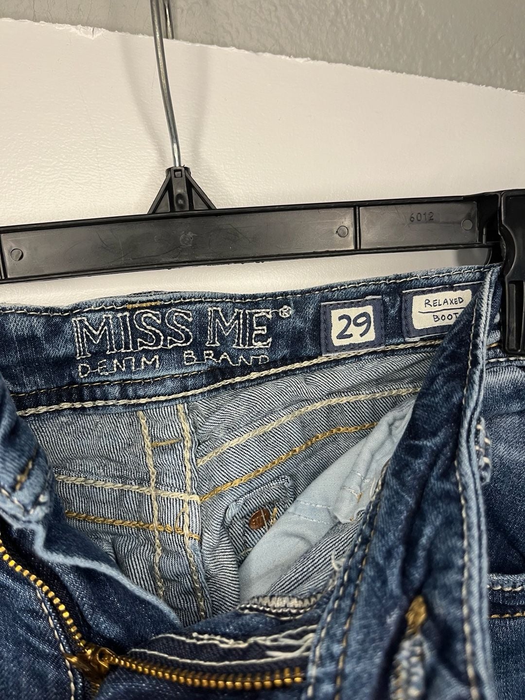 Miss Me Relaxed Bootcut Jeans Women's Size 29 Style XD1211B 3