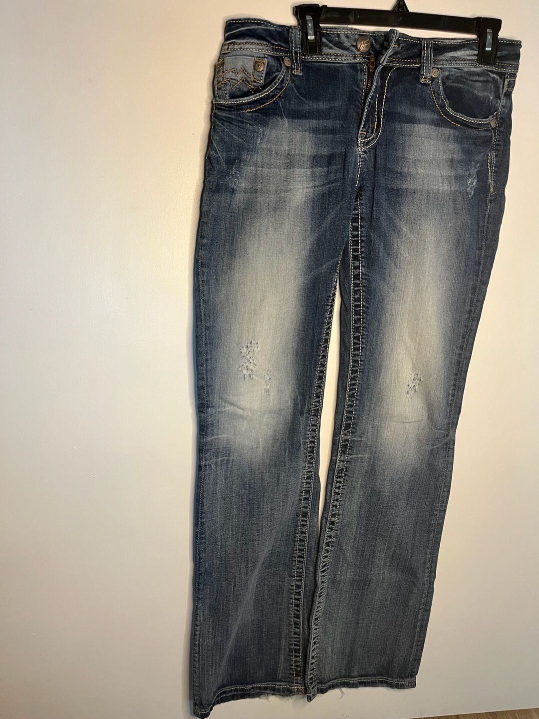 Miss Me Relaxed Bootcut Jeans Women's Size 29 Style XD1211B 6