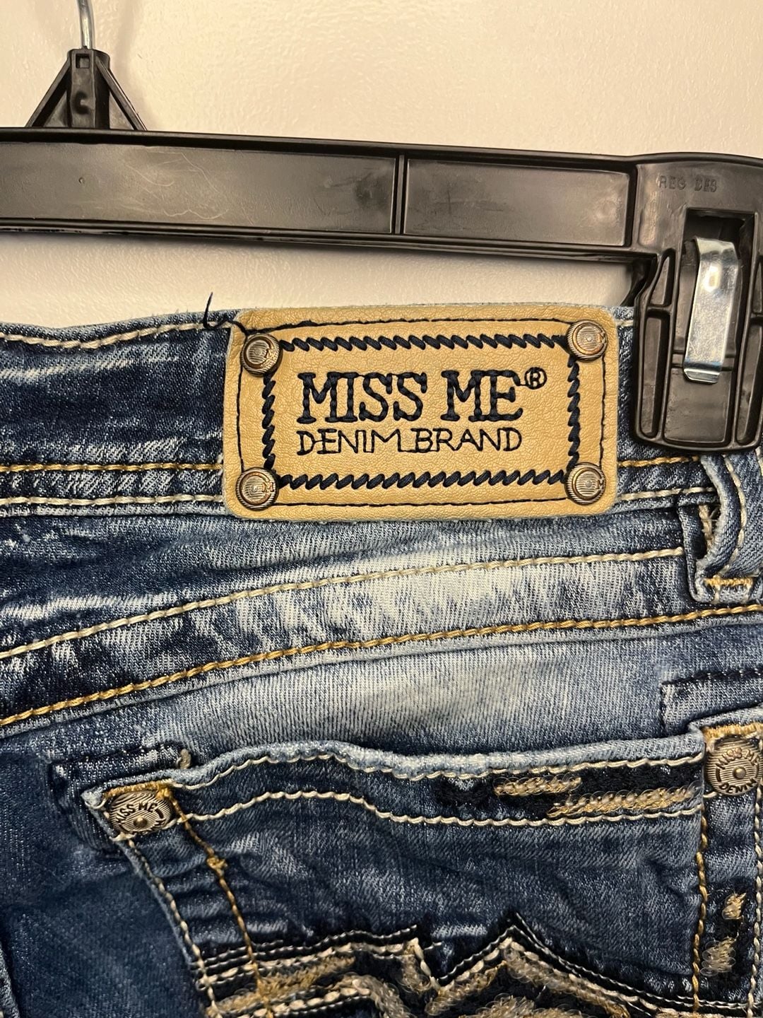 Miss Me Relaxed Bootcut Jeans Women's Size 29 Style XD1211B 8