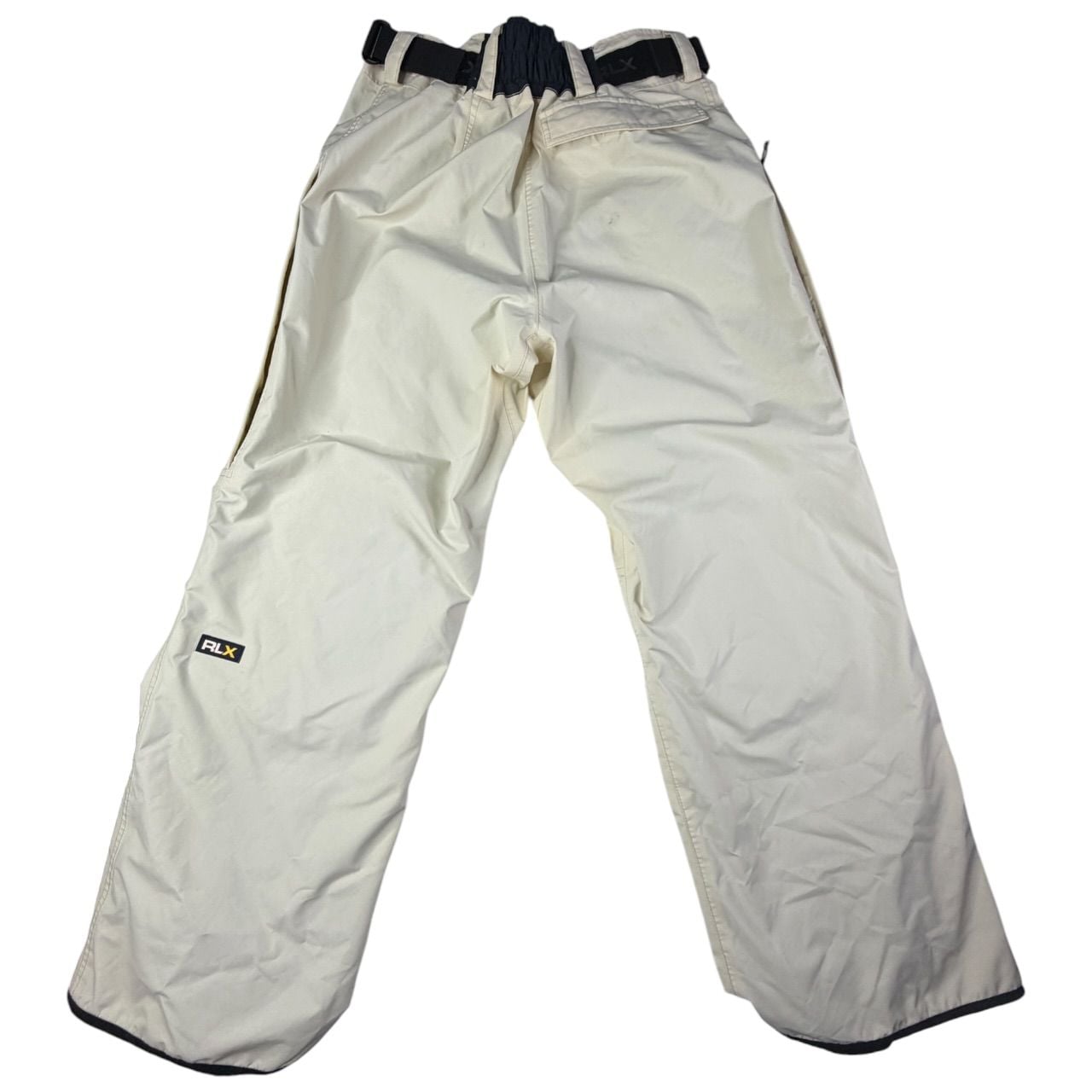 Vintage 90s Baggy Snowboard Pants Polo Sport RLX Cream Cargo Size M 4
