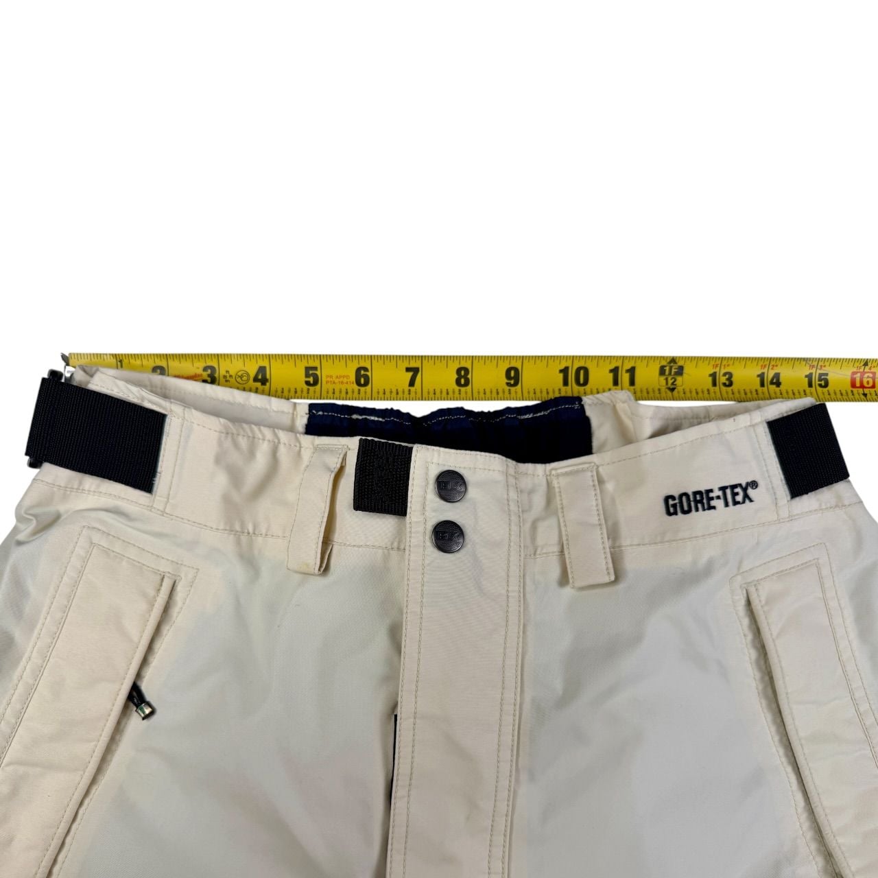 Vintage 90s Baggy Snowboard Pants Polo Sport RLX Cream Cargo Size M 8