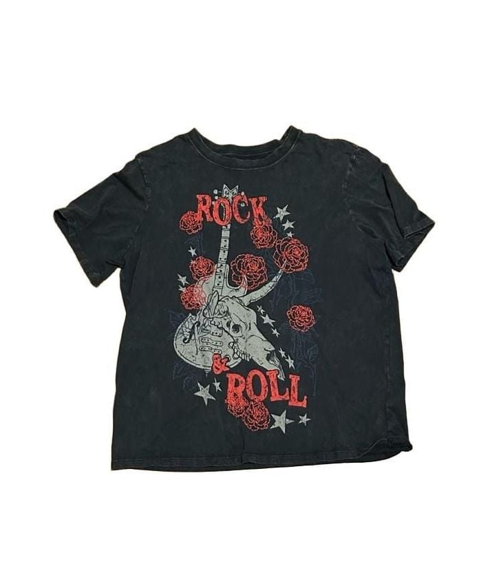 Idyllwind Rock & Roll Western Icon Printed Short Graphic Tee Black 2
