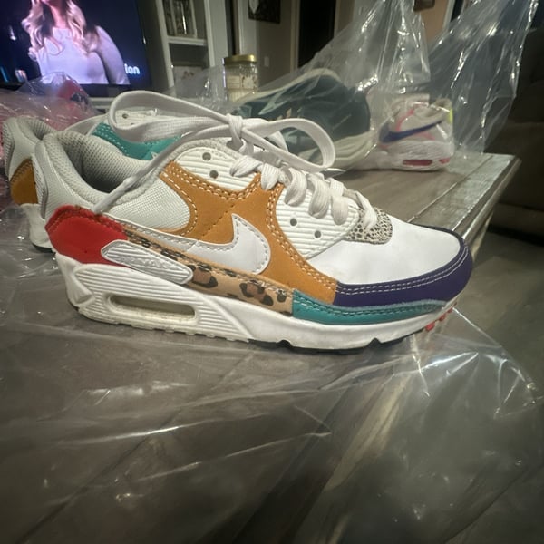 Nike Air Max 90 SE White Light Curry Habanero Red DH5075-100