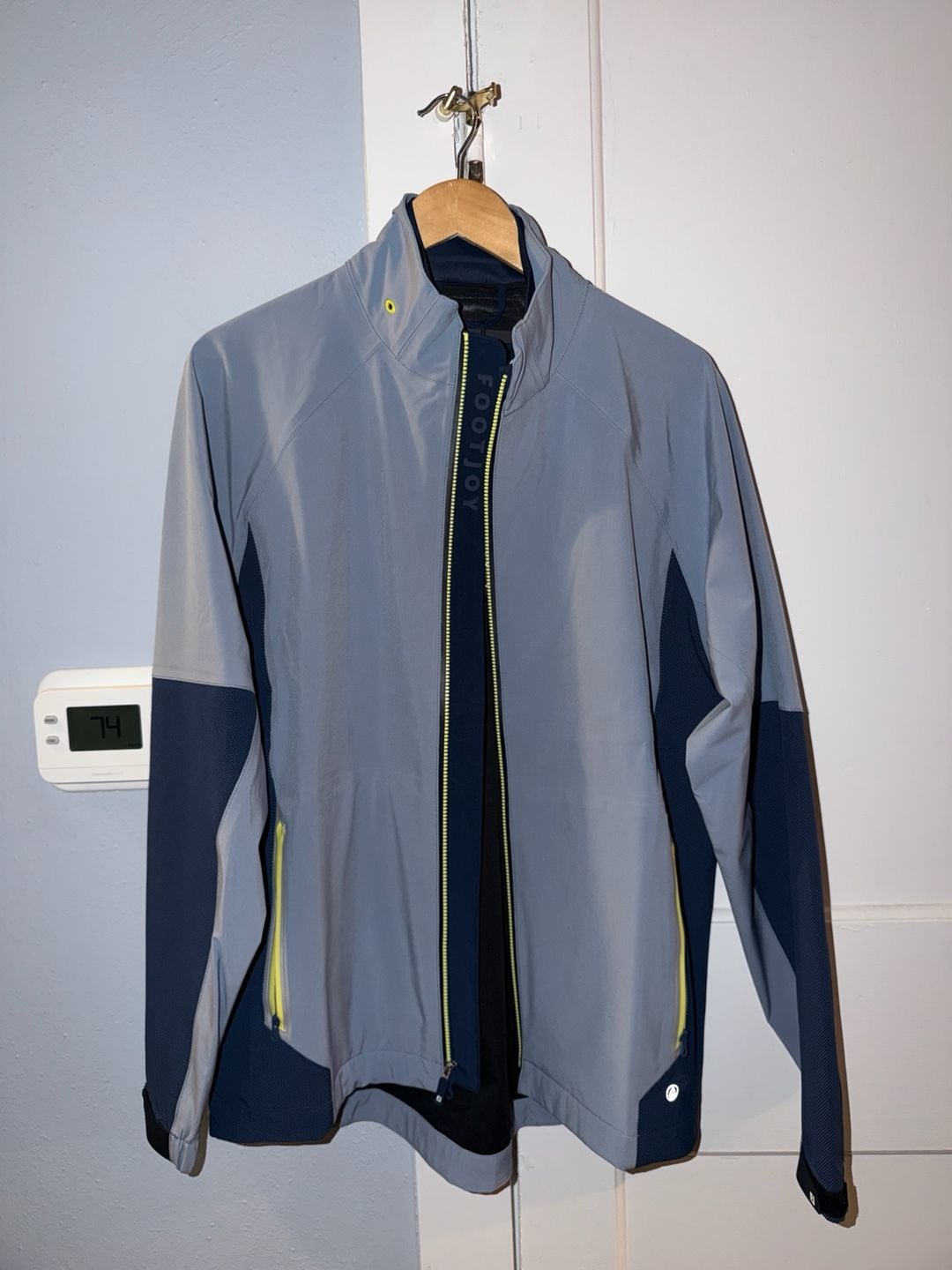 FootJoy HydroTour Waterproof Jacket Slate/Navy 2
