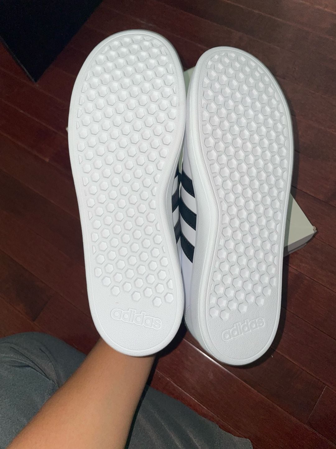 Adidas Grand Court 2.0 K White/Black Kids Sneakers GW6511 Size 6 4