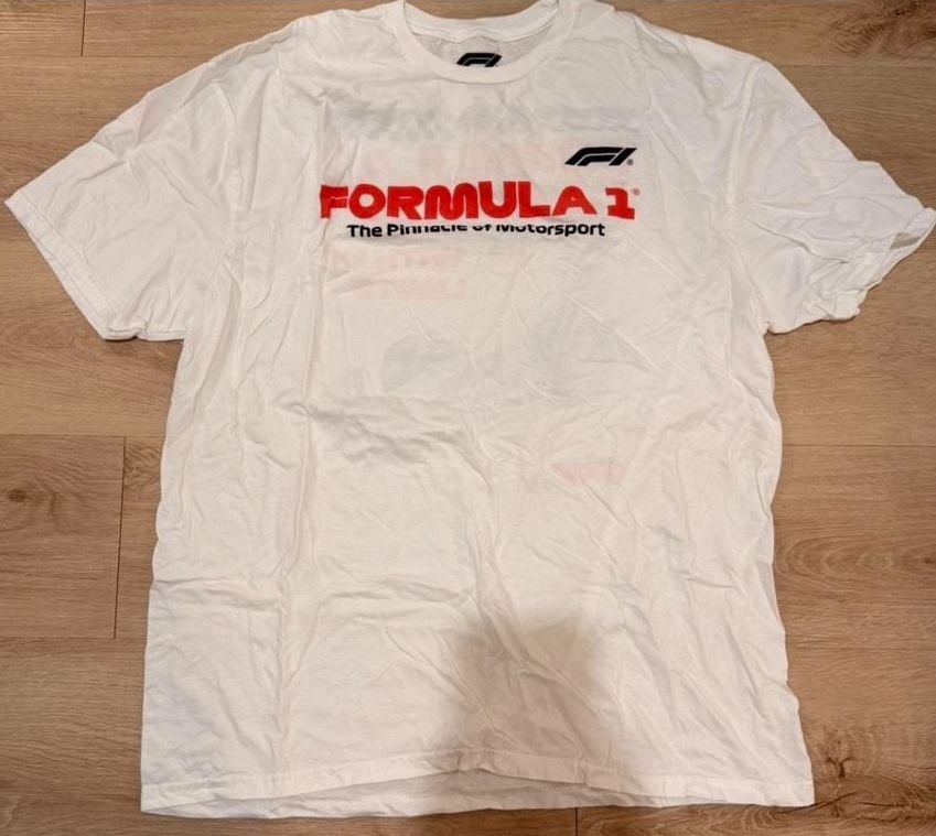 Formula 1 Speed With No Limits White Graphic T-Shirt 2